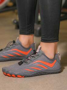 2024年全新跨國夏季情侶速乾水鞋男水上運動游泳鞋女沙灘潛水鞋 - 灰色 - 查看 2