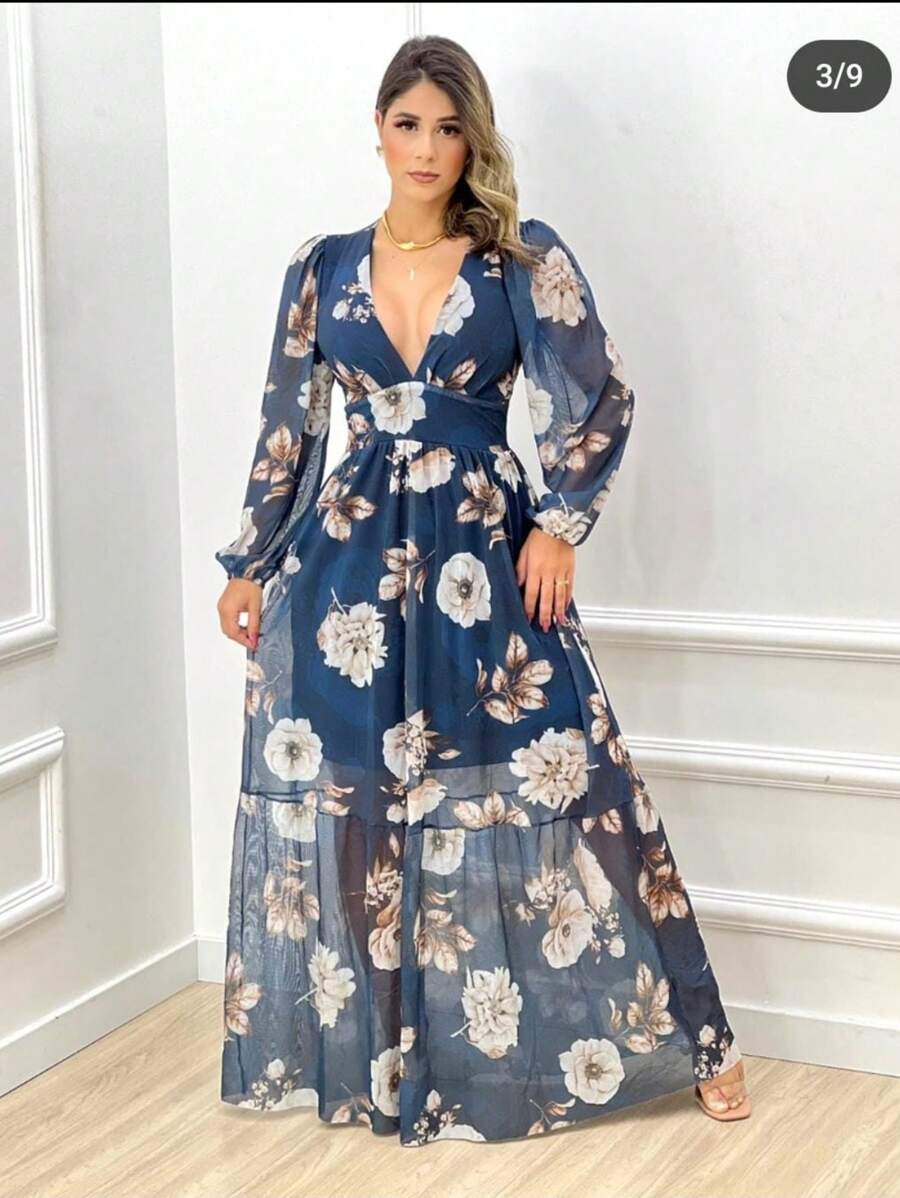 Women Dresses - Màu xanh hải quân - Xem 1