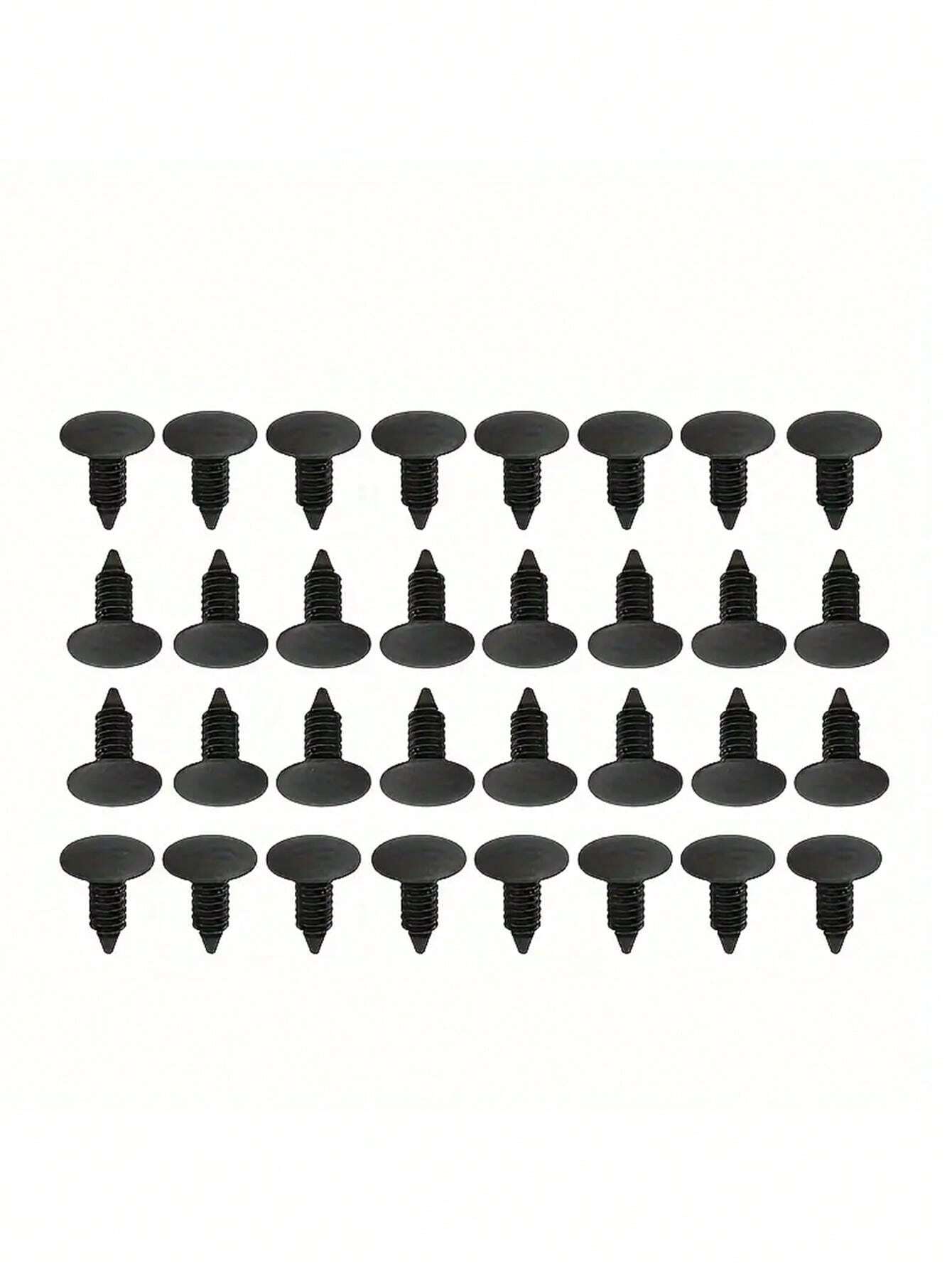 190pcs/Set Plastic Fastener Clips, 6 Assorted Sizes, Automotive Bumper ...