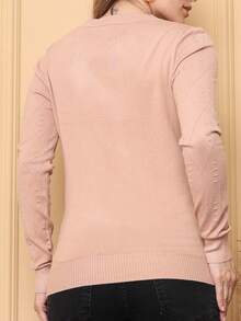 Women Sweaters - 米色 - 查看 3