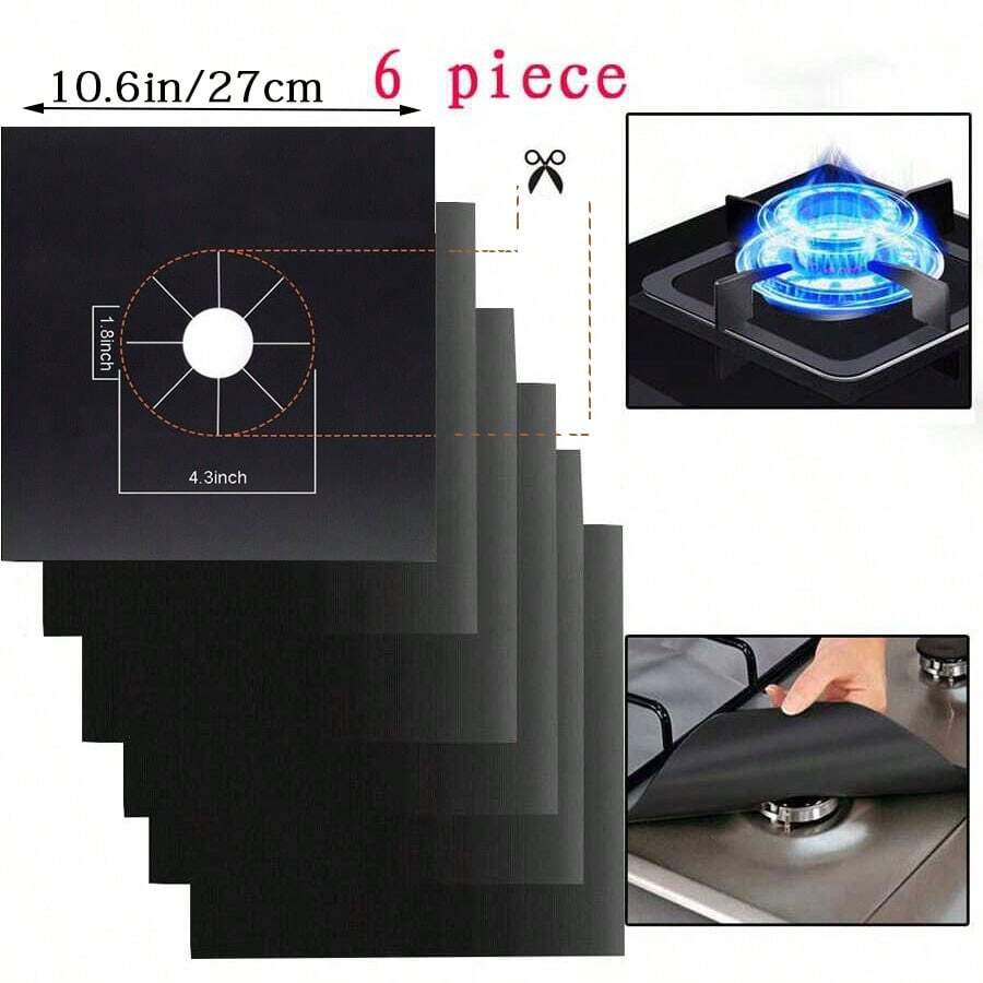 6/12/2pcs Stove Oil Splash Guard, Stove Burner Cover Gas Stove