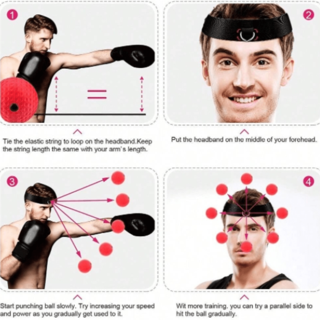 1 Set Boxing Reaction Training Ball SHEIN USA