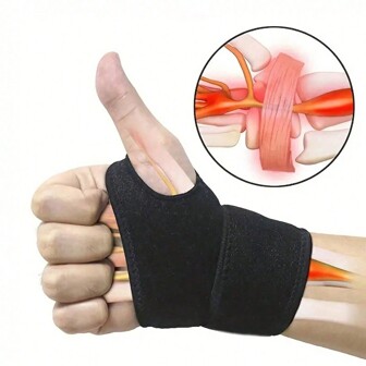 1 st. Justerbar Handledsstöd För Tunnel , Tyngdlyftning , Idrott & Daglig användning , Bekvämt Justerbar Handled Hållare , Lämplig För Vänster Och Höger hand ,