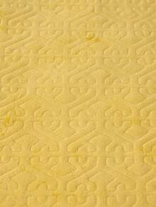 Double Bedspread Quilt With Brief, Straight Edge 2.00x2.30 - Yellow - View 4