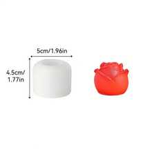 1pc-Elegant Rose-Shaped Ice Cream: Reusable Silicone Mold For Easy, Effortless Desserts - White - View 7