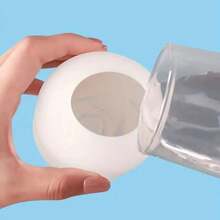 1pc-Elegant Rose-Shaped Ice Cream: Reusable Silicone Mold For Easy, Effortless Desserts - White - View 6