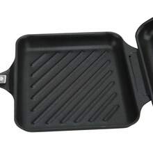 Sándwichera Universal De Hierro Desmontable Con Recubrimiento Antiadherente Resistente A Alta Temperatura, Molde Para Tostar Y Hacer Sándwiches Por Los Dos Lados Para Asar Y Tostar - Negro - Ver 6