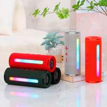 T&N Bluetooth Speaker High Bass Rgb Tn374 - Red - View 3