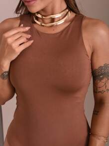 Women Bodysuits - Rỉ Nâu - Xem 2