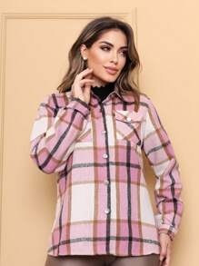 Women Coats - 粉色 - 查看 2