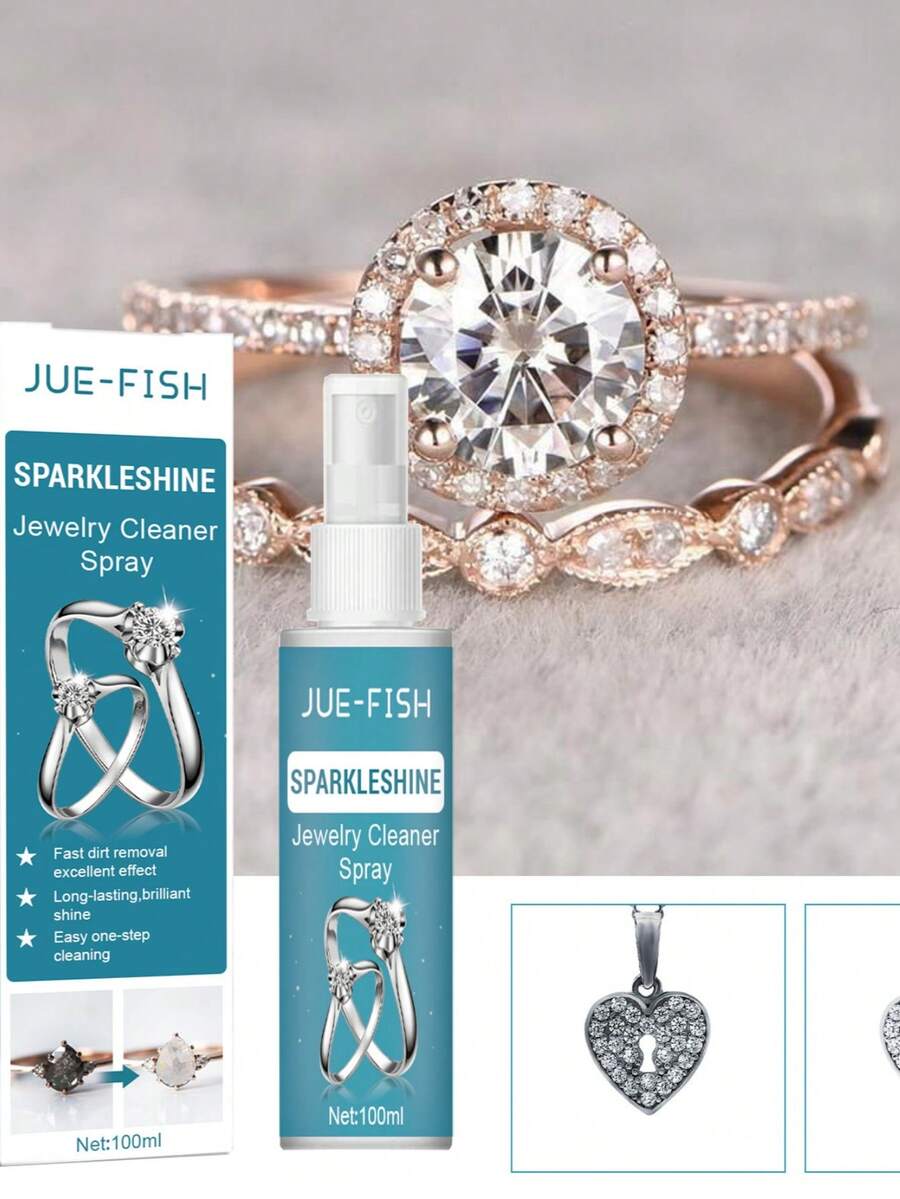 1pc Jewelry Sprayer Cleaner, For Gold Chain, Gemstone And Jewelry Cleaning And Maintenance - Multicolor - View 1