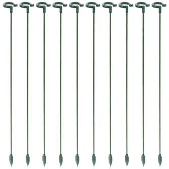 Set Di 10 Ostand Floreali Con Supporto Di Crescita Per Le Piante E Puntale Posto Fiori In Vaso, Con Supporto Anti-caduta Di Foglie Fisse