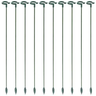 10入組花盆支架,植物生長支撐架,盆栽花卉支架,固定防葉片脫落支架