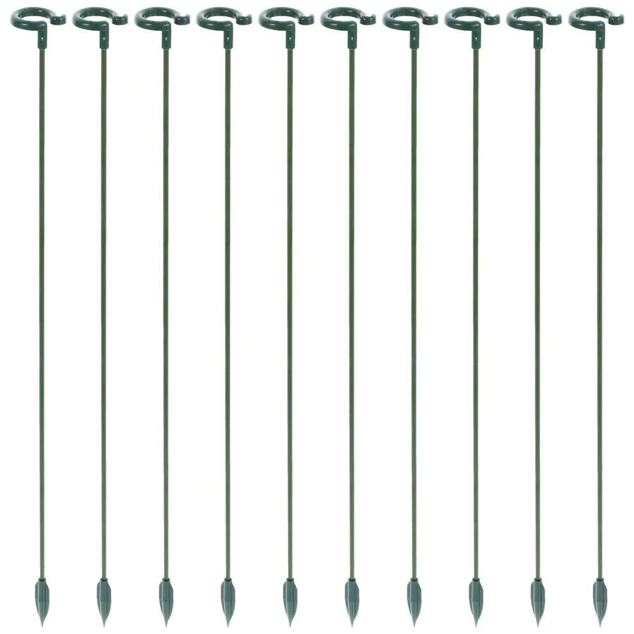 10 Piezas/set Soporte De Maceta, Soporte De Soporte De Crecimiento De Planta, Estaca De Planta Para Flores En Macetas, Abrazadera Fija Para Hojas Que No Se Caen