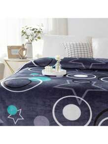 1 Pieza Manta De Cama De Franela Para Uso Doméstico 190*210cm - Camel - Ver 5