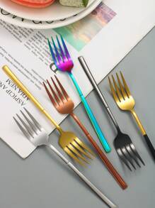 Set di posate 5 pezzi / 30 pezzi in acciaio inossidabile argento, comprende coltello, forchetta e cucchiaio, adatto per uso domestico e ristorante, cucina, regalo di Natale