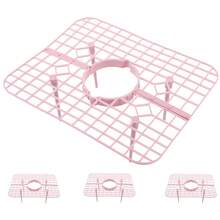 4入組草莓植物支撐架-帶有4根穩固的腿草莓種植框架，保持莓果清潔 - 粉色 - 查看 1