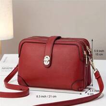 3 Pocket Clutch Bag Women's 2025 New Shoulder/Crossbody/Wallet/Phone Bag