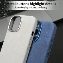 VIETAO 豪华磁吸手机壳适用于 16 15 14 13 Pro Max 高品质充电磁吸 Galaxy S25 S24 Ultra 手机保护套 - 淺灰色 - 查看 11