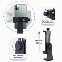 Smartphone Chest Strap Stand 360° Rotatable Cell Phone Holder Mount Adapter Compatible With IPhone Compatible With Samsung Mobile Phones Stander