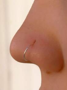 Nose Ring - Bạc - Xem 1