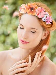 50pcs Mixed Color Artificial Flowers Material Pack - Color Mixing - View 3