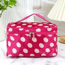 1 Túi Đựng Đồ Trang Điểm Túi Cầm Tay Cầm Tay Vuông Trang Điểm Có Gương Bảo Quản Túi Giặt Bảo Quản Trang Điểm Tổ Chức Trang Điểm - Nhiều màu - Xem 9