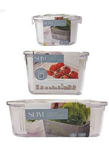 Bottles,Jars & Boxes - 套件 2 矩形盆. 630ml 編號.1767 - 查看 4