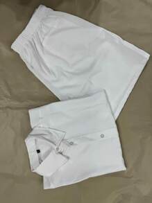 Men Shirt Co-Ords - trắng - Xem 3