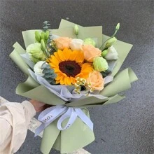 5 Stück/10 Stück/20 Stück Dekorpapier zum Einwickeln, wasserfestes florales Bouquet Einwickelpapier für Floristenbedarfe, Muttertagsgeschenke, Partydekoration, Blumenläden, Hochzeiten, Geburtstage und DIY Basteleien. Optionen beinhalten: Einfarbig mit Goldkanten, koreanischer Farbverlauf-Einzelbögen, transparente Glasbahn, einfarbiges matter Bouquet Papier mit Rosegoldrahmen und vintage Kraftpapier für Geschenkboxen., Weihnachten, Valentinstag