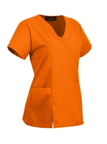 Scrub Tops - Orange - View 3