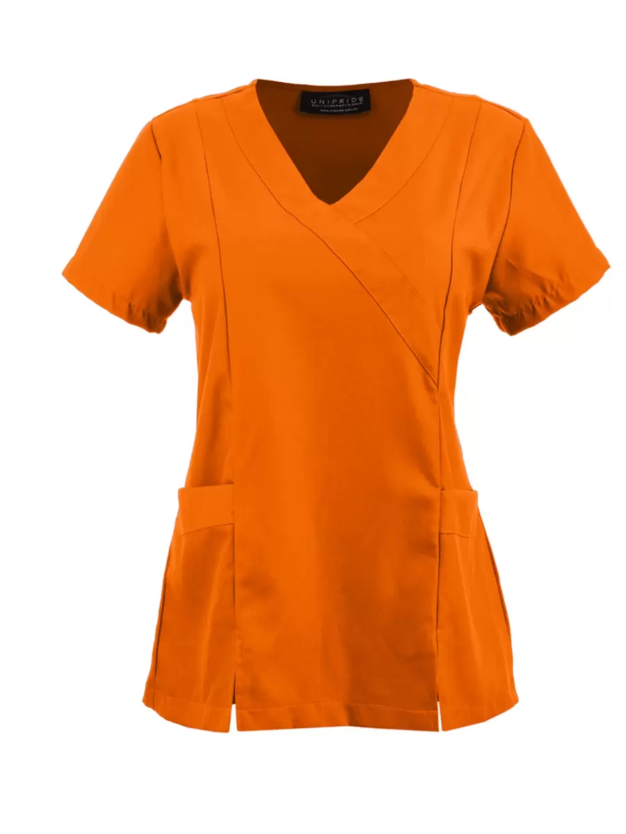 Scrub Tops - Orange - View 1