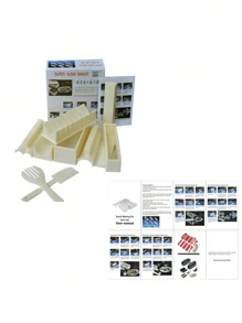 製作壽司模具工具組-全套家用海苔食材專用研磨工具卷海苔袋飯糰 - 彩色 - 查看 2
