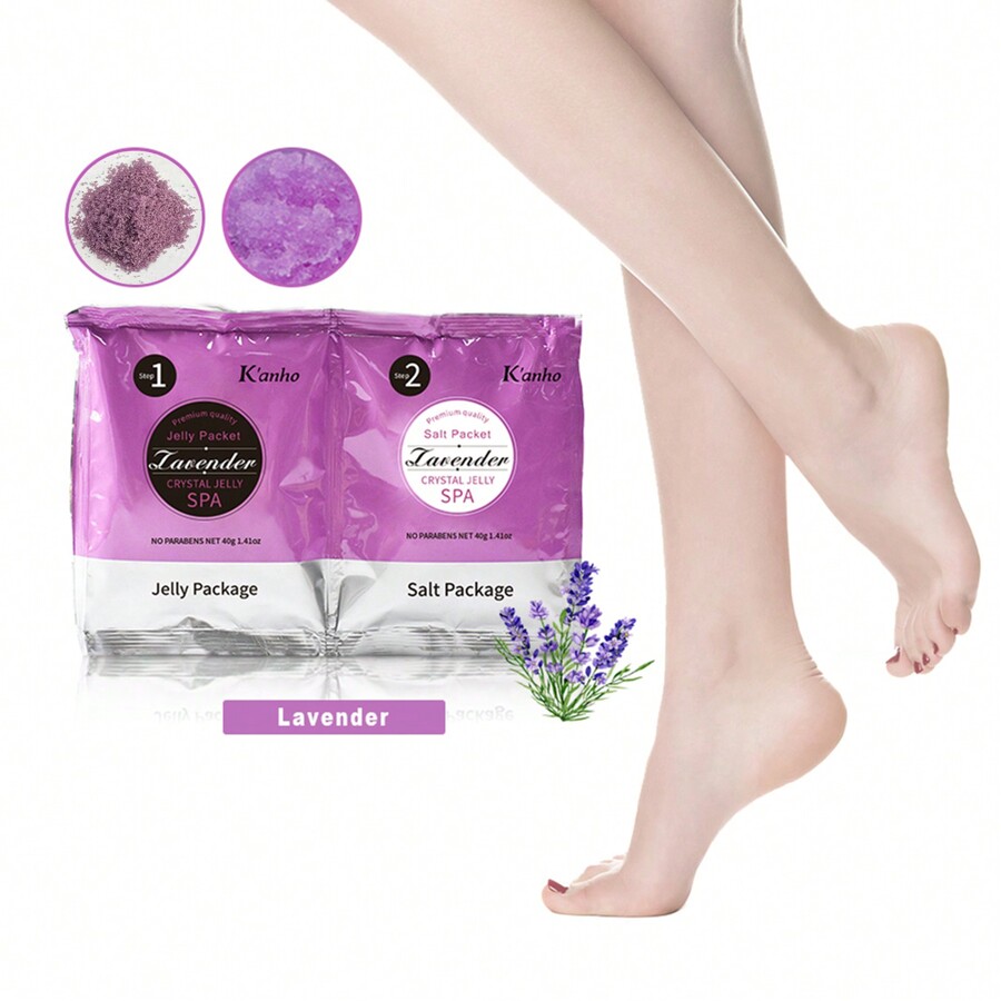 Kanho Lavender Crystal Jelly Foot Bath Salt Jelly Foot Bath Soak Enough