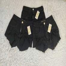 Women Shorts - 黑色 - 查看 1