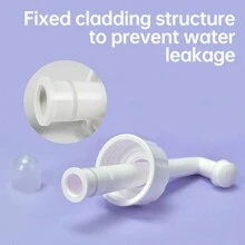 1 Peça, Com Grande Capacidade de 600ml/500ml/350ml, Banheira de Assento Portátil, Banheira de Assento Manual de Viagem, com Cabeça de pulverização Extensível de 14 Furos para Spray de Água Suave, Adequada para Higiene Pessoal e Uso em Viagens