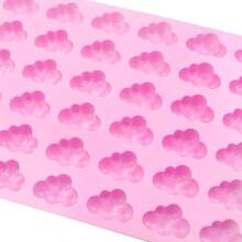 1 khuôn thạch hình đám mây 36 khoang, socola, khuôn làm đá viên, silicone - Hồng - Xem 6