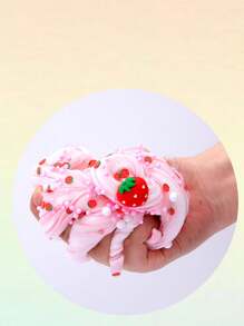 1 pieza Lodo de cristal de slime con aroma a fruta, arcilla de crema. Juguete antiestrés hecho a mano tipo postre DIY para adolescentes y adultos. Mezcla de colores de frutas, para compartir en fiestas, regalo, accesorios. Se puede mezclar, amasar, estirar, tiene gran capacidad. El mejor regalo de vuelta a clases. Regalo de Navidad y Halloween, regalo de fiesta [Estilo aleatorio]