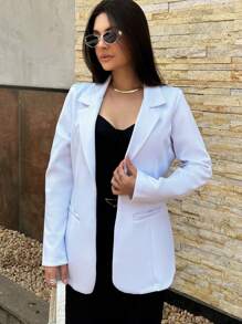 Women Coats - White - View 1
