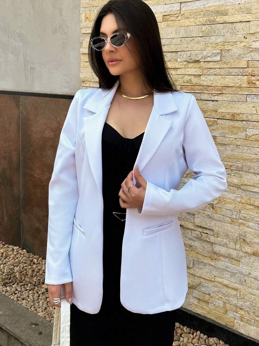 Women Coats - White - View 1
