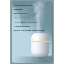 1入組芳香蒸汽加濕器,便攜式usb汽車擴散器300毫升大霧迷你臥室安靜辦公室禮物加濕器 - 寶藍色 - 查看 7
