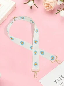 Adjustable & Extra Long Wide Strap Crossbody Strap Bag Strap Replacement Bag Accessory - Beige - View 1