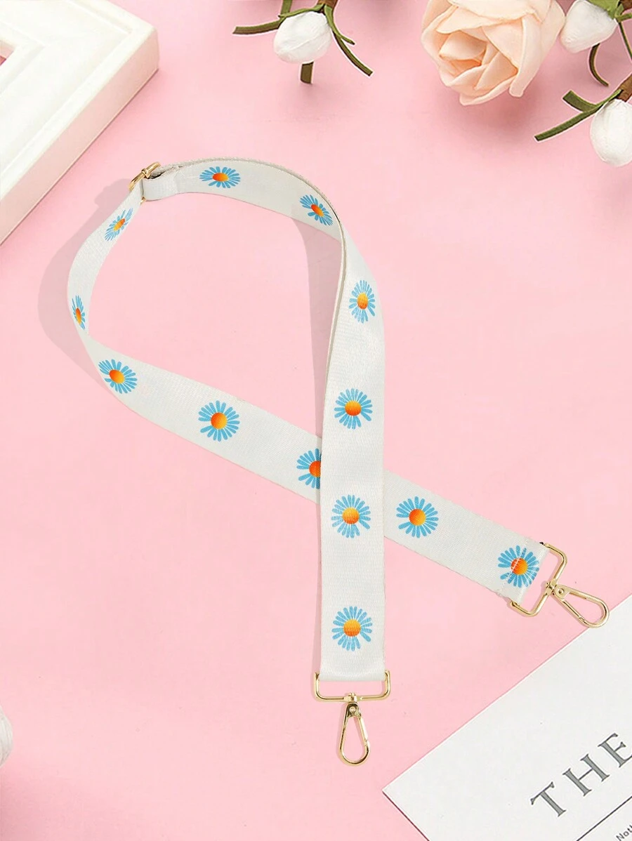 Adjustable & Extra Long Wide Strap Crossbody Strap Bag Strap Replacement Bag Accessory - Beige - View 1