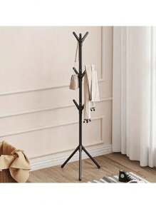 JIAWANG Perchero De Pie Perchero Metálico Para Colgar Ropa 3 Niveles - Negro - Ver 9