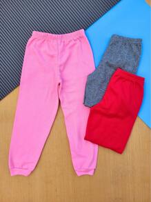Tween Boys Pants - 玫紅色 - 查看 1