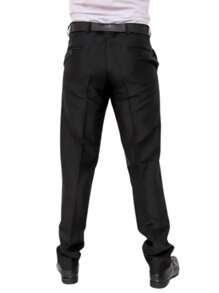 Men Suit Pants - 黑色 - 查看 3