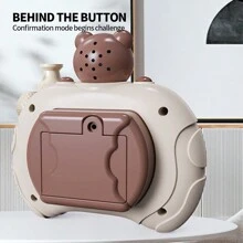 速度推動遊戲機,具有壓力緩解和拼圖功能,打地鼠遊戲,鍛煉反應能力的玩具 - 粉色 - 查看 6