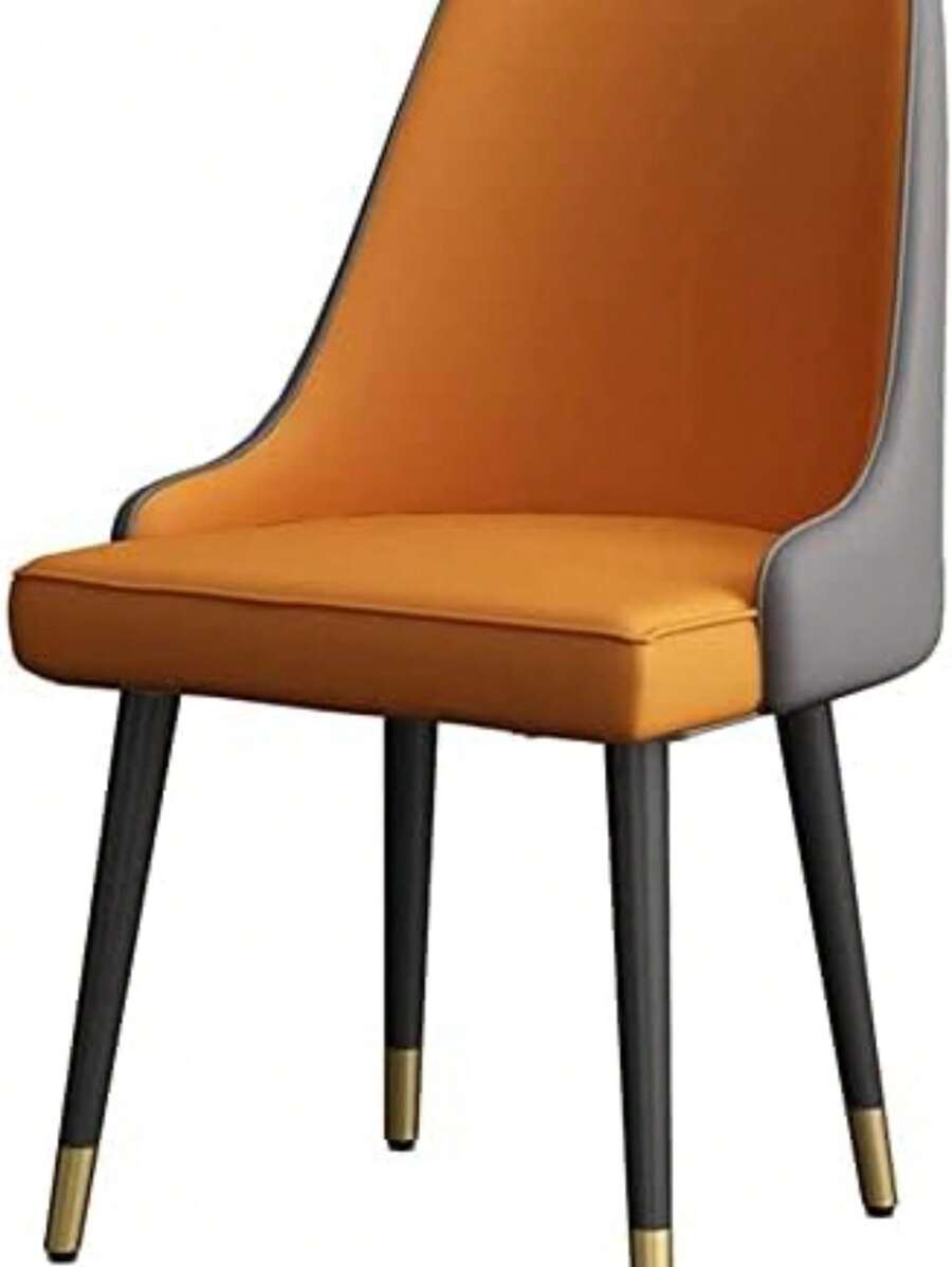 Sillas Modernas Comedor y Sala de Estar - Naranja Coral - Ver 1