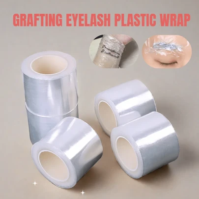 5片/10片裝,紋身貼膜,移植睫毛眉毛紋身塑料包覆罩膜隔離膜化妝輔助用品,可用於除去睫毛、紋身和紋身,一次性眉唇體紋身用品