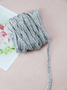 Gold And Silver 8-Shaped Wavy Woven Ribbon - Sewing Accessories, Lace Ribbon For Diy Crafts, Shoes, Hats, Bags